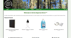 Desktop Screenshot of greenexpressdirect.com